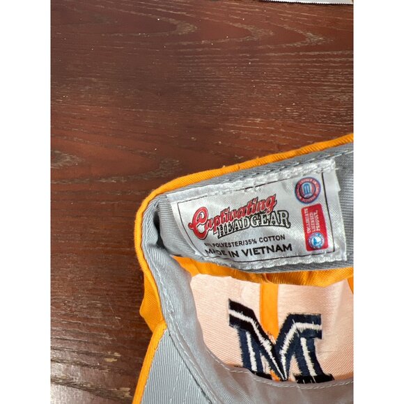 Vintage Michigan Wolverines Big M Adjustable Snapback Hat M3 - Picture 4 of 4